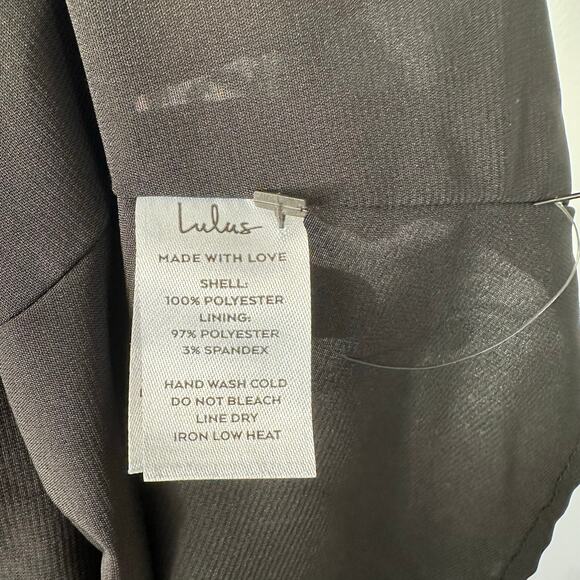 Lulus Dress Lush Loveliness Floral Midi Tie Strap Black Blue Pink S NWOT NEW - Picture 6 of 10